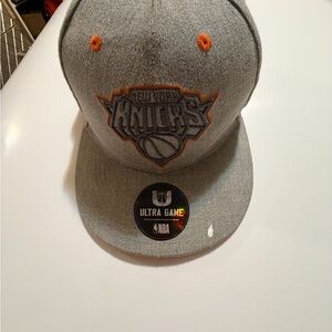 NBA Gray and Orange Cap